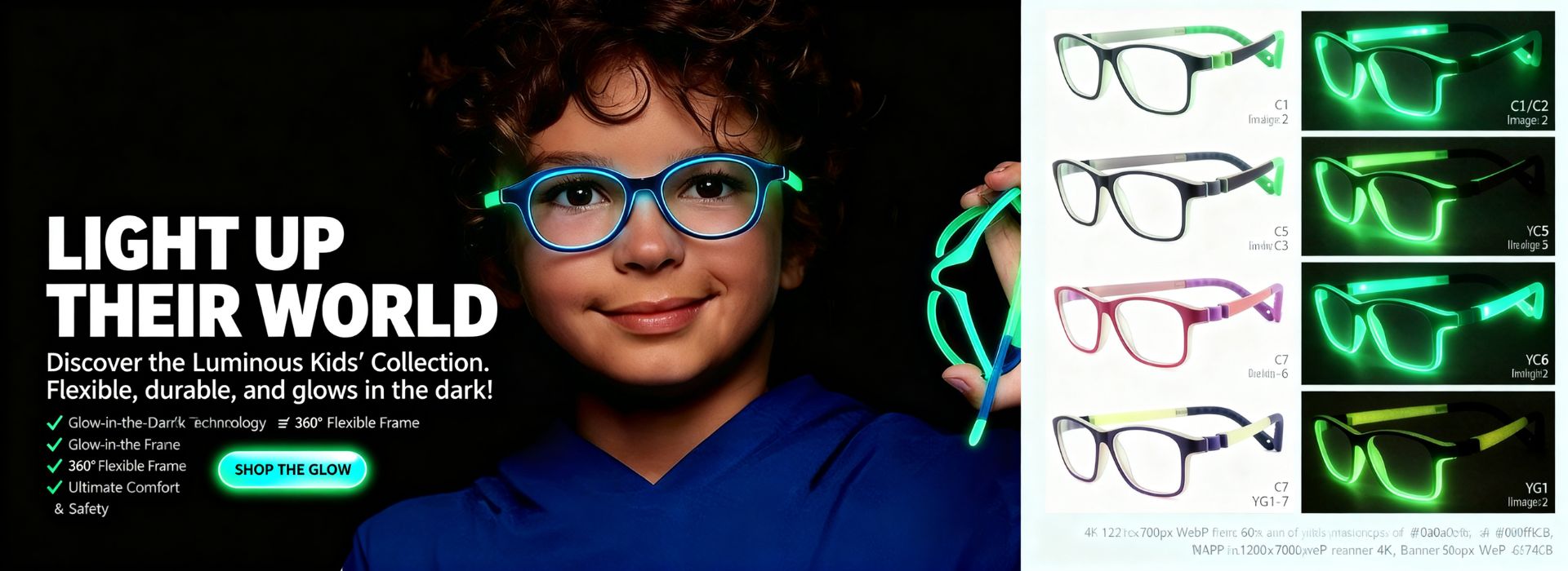 Luminous series glasses
